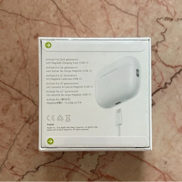 COPY - Apple AirPods Pro 2nd Generation Gen 2 2023 A2968 with Magsafe USB-C Cha…